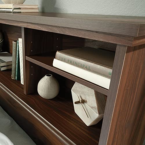 Sauder River Ranch Grand Walnut Full/Queen Bookcase Headboard - WoodArtSupply