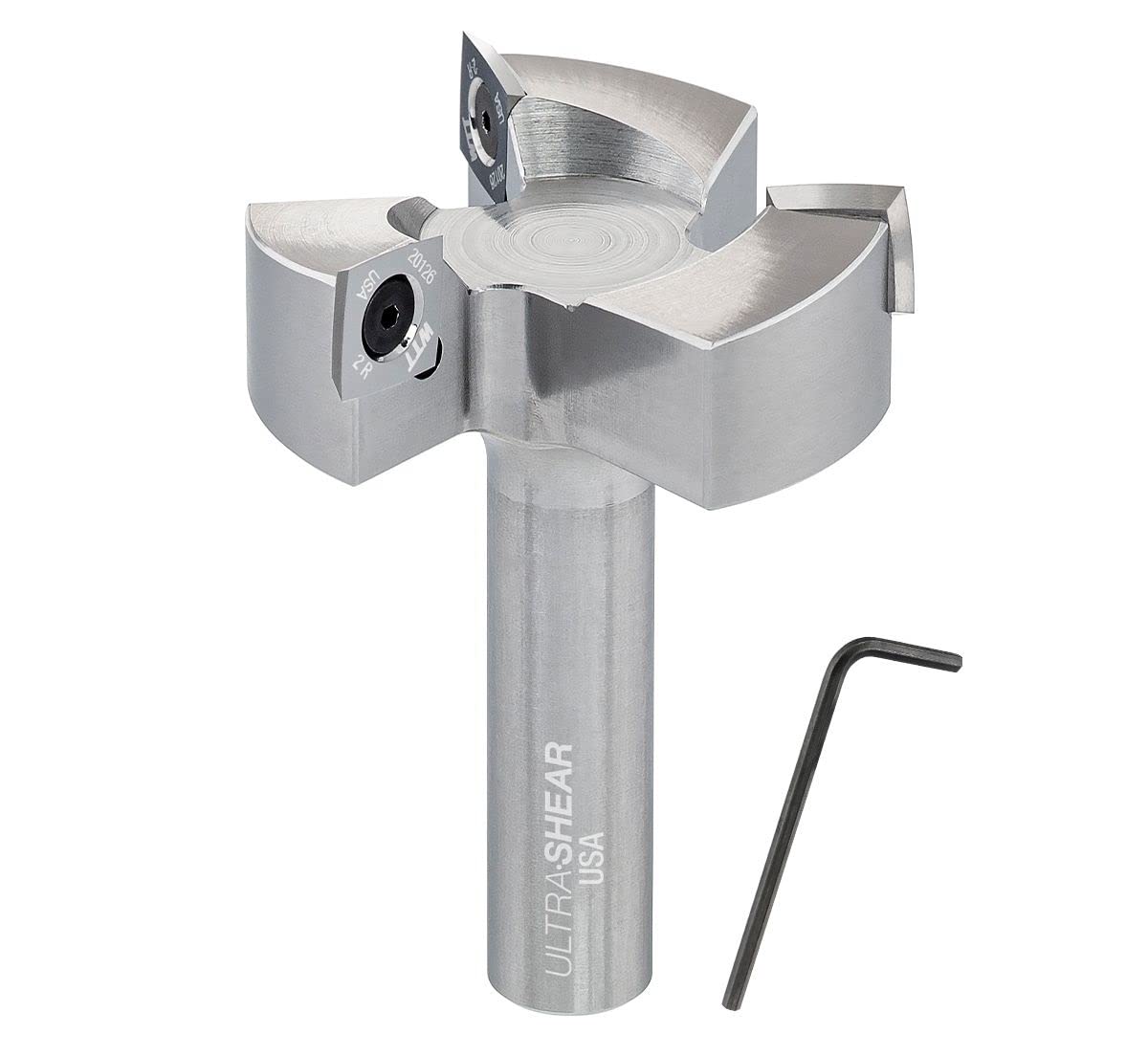 Woodpeckers Ultra-Shear Carbide Insert Slab Flattening Spoilboard Router Bit - 1/2" Shank Woodpeckers