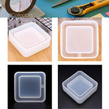 𝐂𝐫𝐚𝐟𝐭𝐂𝐨𝐥𝐥𝐞𝐜𝐭𝐨𝐫𝐬 𝐀𝐬𝐡𝐭𝐫𝐚𝐲 𝐌𝐨𝐥𝐝𝐬 for Resin Casting Resin Mold Epoxy Resin Molds Silicone Ashtray Mold Ash Tray Mold - 2PCS Round Square Shaped Craft CraftCollectors