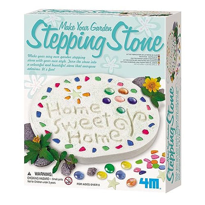 4M Make Your Garden Stepping Stone Kit-Outdoor Toys - Arts and Crafts for Kids Ages 8-12 - WoodArtSupply