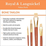 Royal Brush Manufacturing Royal and Langnickel Zip N' Close 12-Piece Brush Set, Firm Bone Taklon Royal Brush Manufacturing Company