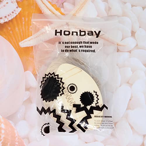 Honbay 24PCS Unfinished Football Wooden Cutouts Sports Theme Wood Discs Slices with Twines for DIY Crafts Home Decoration Craft Project HONBAY