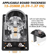 2 in 1 Invisible Fastener Slotting Bracket, Woodworking Router Base, Mortising Jig, Trimmer Base, Grooving for Cabinet Wardrobe Furniture to Install Meticuloso