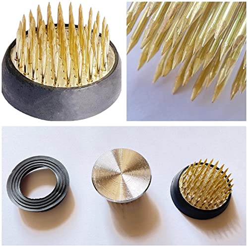 4/Set Flower Frog Flower Arrangement Taiwan Floral Frogs Japanese Ikebana Kenzan Tools 2-in-1 Pin Frogs Straightening Tool Flower Holder (1.02inch, Eggone