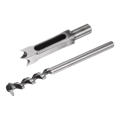 uxcell Square Hole Drill Bit, 7/8" High-Carbon Steel Hollow Chisel Mortise Power Tool for Woodworking uxcell