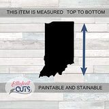 Indiana Wood Cutouts for crafts, Laser Cut Wood Shapes 5mm thick Baltic Birch Wood, Multiple Sizes Available Elliefont Styles