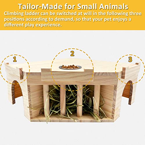 Small Animal 2024 Hidey House with Hay Rack