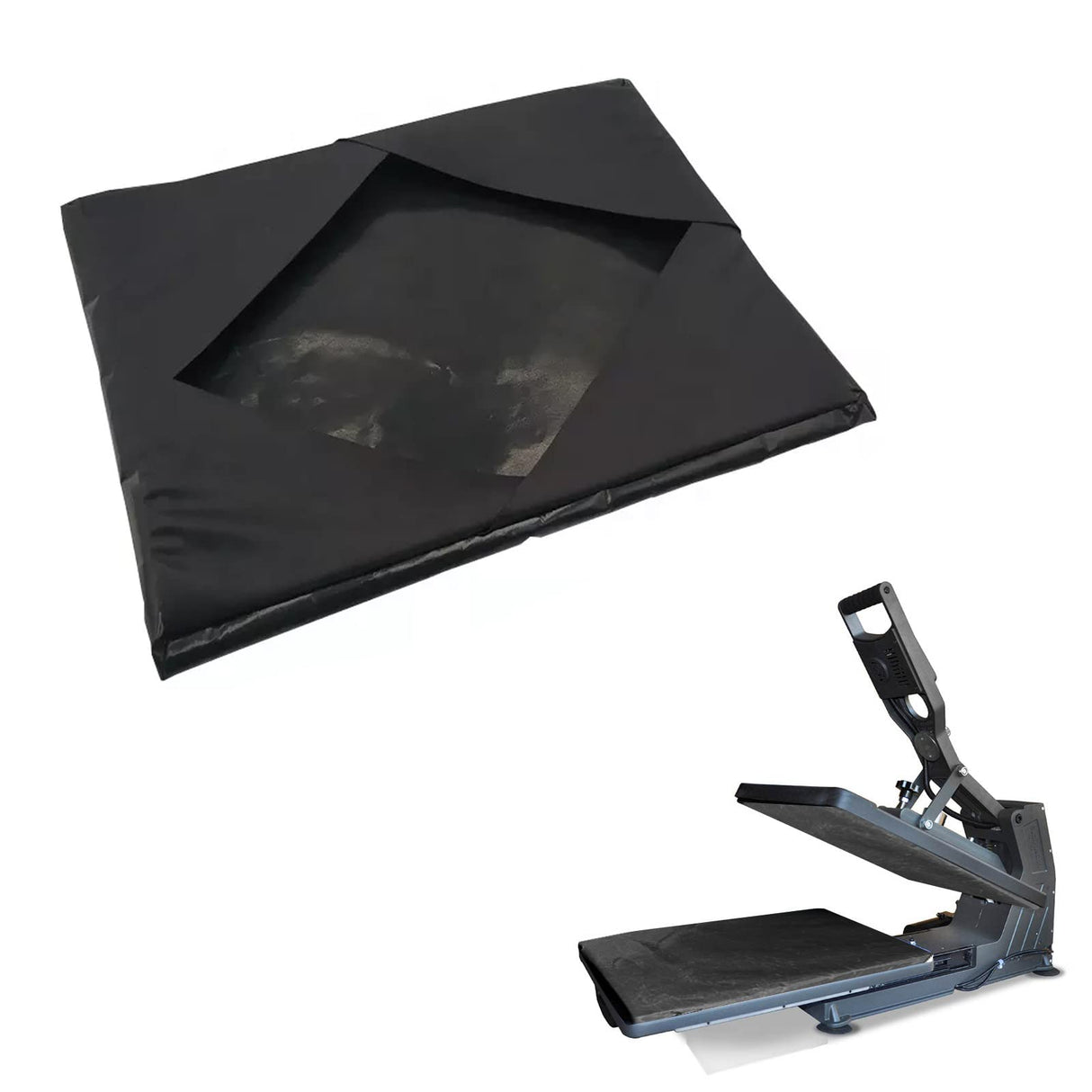 15x15 Heat Press Cover, Non-Stick High Temperature Resistant Sheet Mat Pillow Protector for Protecting Sublimation Heat Pressing Machine Plate TVlifams