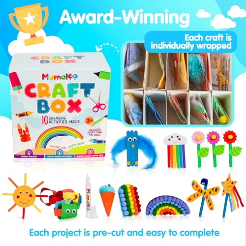 Mumaloo Arts and Crafts for Kids, Christmas Gifts for Kids, 6 Year Old Girl Birthday Gift Ideas, Crafts Kids Ages 4-8, Toddler Crafts, Crafts for Mumaloo