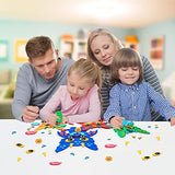 VKPI 4 Pieces EVA Foam Art Crafts Gift Kit, Creative Make Your Own Dragon, Cartoon Foam Paper Craft Projects for Kids Ages 4+ Toddler, Preschool VKPI