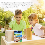 Bercoor 10 Pcs 5x7 Wood Panel Boards, Unfinished Wood Canvas Wooden for Painting, Arts, Pouring Use with Oils, Acrylics Bercoor