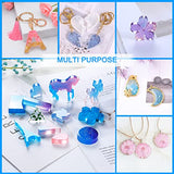 KISREL UV Resin 300g - Upgraded UV Resin Kit, Hard Type Crystal Clear Ultraviolet Curing UV Epoxy Resin for Craft Jewelry Making KISREL