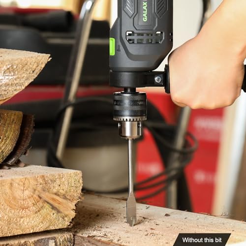 GALAX PRO Hammer Drill, 4.5A Corded Drill Impact Drill 0-3000RPM Electric Drill with 5 Drill Bit Set, Hammer and Drill Functions, 360°Rotating Handle GALAX PRO