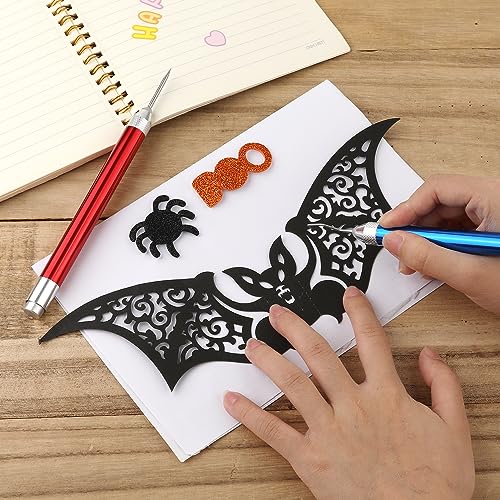 2pcs LED Weeding Tools for Vinyl, Vinyl Weeding Tool with 2 Different Hooks Lighted Weeding Tool Craft Vinyl Tool for Crafting Silhouettes Cameos DIY PEUTIER