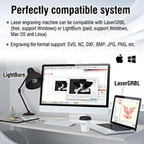 JOY SPOT! 48W Laser Engraver Machine, Cutting Machine with 5W-5.5W Output Power, 0.08mm Eye Protection Compressed Spot, 15.7"x15.7" Laser Engraving JOY SPOT!