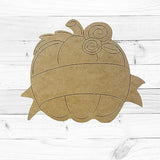 Pumpkin with Banner Cutout, Fall Shape, Thanksgiving Crafts, Unfinished Shape, Paint by Line, Build-A-Cross Build-A-Cross