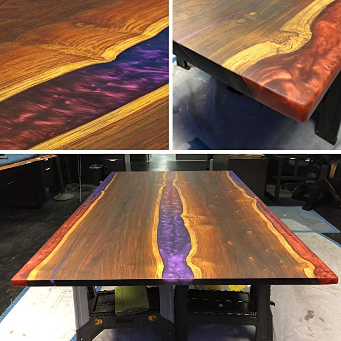 WiseBond Epoxy Deep Pour Resin Kit - Ultra-Crystal Clear UV Resistant Perfect for River Tables Live-Edge Wood & Art Projects Slow Cure Formula 2:1 WiseBond