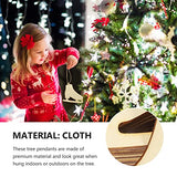 SEWACC 40 Sets Christmas Ice Skates Wooden Pendants Unfinished Wood Chips DIY Wood Slices Graffiti Pendants Hanging Ornaments SEWACC