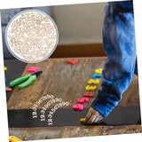 FOYTOKI 100pcs Wood Chips Child Letter Manual Wood Blanks Wooden Cutouts Accessories Wood Embellishments Accessories Decorations Paper Cut Wood FOYTOKI