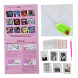 Crystal Art Diamond Painting Card Kit - Horse- Create Your Own 7"x7" Card Kit - for Ages 8 and up Crystal Art