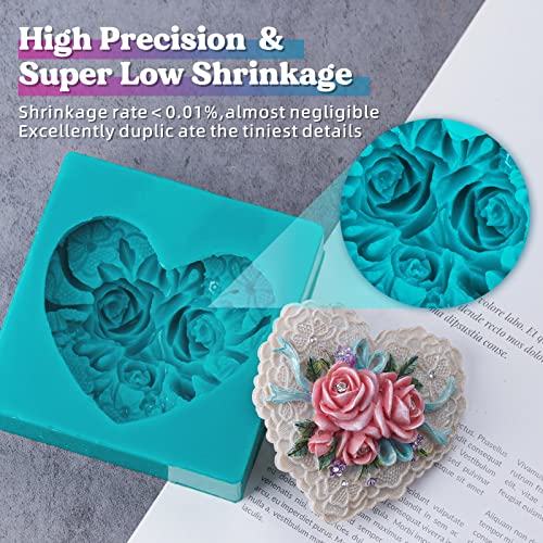 LET'S RESIN Silicone Mold Making Kit 10A,Liquid Silicone for Mold Making, Extra Soft & Elastic Silicone Rubber, Ideal for Casting Resin Molds,3D LET'S RESIN