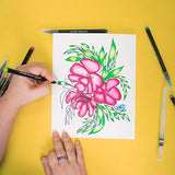 Art 101 Creative Tools Brush Pens, Assorted, 8 Pens/Pack, 3 Packs/Carton (73024) Art 101 USA