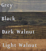 Personalized Text Words, Custom Farmhouse Wall Decor Horizontal Wood Sign Multiple Sizes and Colors Schafer Art Studio