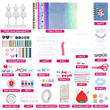 MORITA BOKUJO 650 + Pcs Fashion Designer Kit for Girls with 2 Mannequins, Kids' Sewing Kits Creativity DIY Arts & Crafts Kit Sewing Kit for Kids MORITA BOKUJO