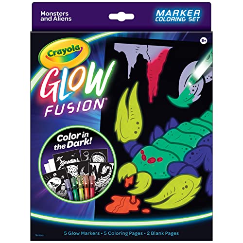 Crayola Glitter Markers, Assorted Colors, Art Supplies, 6Count