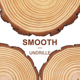 HOZEON 8 PCS 8-9 Inches Natural Wood Slices, Smooth Rustic Unfinished Wood Slices, Wood Slices for Crafts, Arts, Wedding Decoration, Christmas, HOZEON