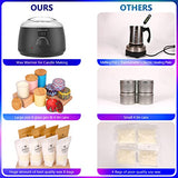 SAEUYVB Candle Making Kit with Hot Plate Full Set - for Adult - DIY Starter Soy Candle Making Supplies - Perfect as Home Decorations SAEUYVB