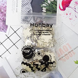 Honbay 100PCS Unfinished Wooden Blank Puzzle Pieces Mini Wood Jigsaw Puzzles for Crafts Arts and Card Making HONBAY