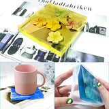 11 Pcs Resin Molds, FineGood Square Silicone Molds for Epoxy Resin Ball Epoxy Resin Molds DIY Cube Box Resin Casting Molds for Jewelry Soap Dried FineGood