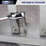 PLATINUMEDGE Bolt Extractor Tool Set, 13 Pieces Impact Bolt & Nut Remover Set, Stripped Lug Nut Remover, Extraction Socket Set for Easy Out Rusted PLATINUMEDGE