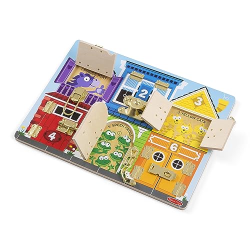 Melissa & Doug Latches Wooden Activity Board Melissa & Doug
