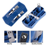 Edge Banding Trimmer, Veneer/Laminate Edge Trimmer Mini Plastic PVC Plywood Melamine Wood Edge Band Cutter, Manual Trimming Woodworking Tool TIOIT COEME