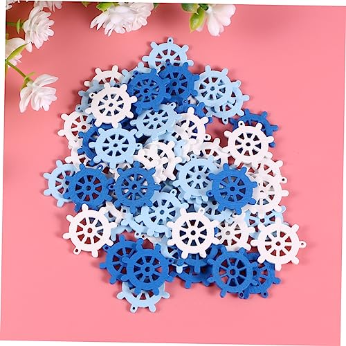 KALLORY 60 Pcs Unfinished Wood Cutout Shapes Home Accessories Home Ornament Beach Nautical Theme Decor Unfinished Wooden Slices Wooden Heart Woodsy KALLORY