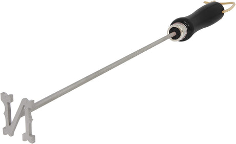 Western N Branding Iron by BBQ Fans for Steak, Buns, Wood & Leather BBQ Fans
