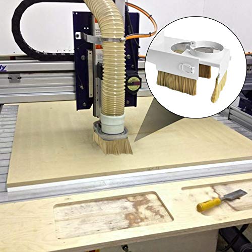 70mm Dust Shoe Brush CNC Vacuum Brush Work on Engraving Machine Vacuum Cleaner CNC Router(1M Length) YOUNTHYE