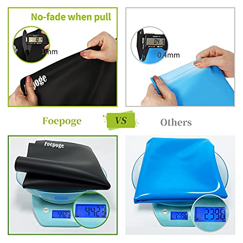 Foepoge 27.9”x20” Extra Large Silicone Sheet for Crafts, Nonstick Silicon Mat for Resin, Epoxy Art Placemat for Jewelry Casting, Reusable Painting Foepoge