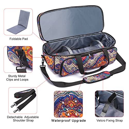 Carrying Case for Cricut Explore Air 1 2 3, Luxiv Double-Layer Bag Compatible with Cricut Maker 1 2 3, Carrying Bag Case for Cricut Explore AIR/AIR