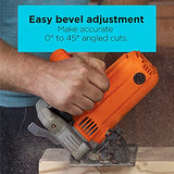 BLACK+DECKER 7-1/4-Inch Circular Saw with Laser, 13-Amp (BDECS300C) BLACK+DECKER