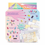 Craft-tastic — Nail Art — Over 3,000 Nail Stickers — Dinosaurs, Flowers, Butterflies, Geometric, Moon, Stars — for Ages 8+ Craft-tastic