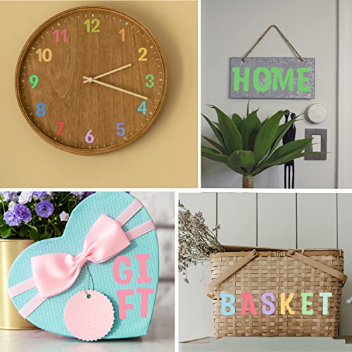 168 Pcs Wooden Letters 1 Inch for Crafts with Storage Box Unfinished Wooden Alphabet Letters Numbers and Symbol Focal20 Small Wood Letters for DIY