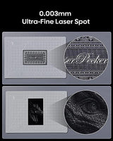 LaserPecker 4 Laser Engraver with Rotary Extension, Slide Extension and Protection Cover, Portable Fiber and Diode Laser Engraving Machine for Metal LaserPecker