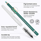 Arteza Watercolor Drawing Art Set, Watercolor Pencils and Foldable Canvas Paper Bundle Painting Set, DIY Kit, Art Supplies for Artists & Hobby ARTEZA