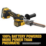 DEWALT 20V MAX XTREME Cordless Bandfile Power Tool Belt Sander Kit with Battery Included (DCM200E1) DEWALT