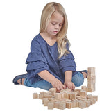 Wooden Cubes for Arts and Crafts – DIY - Photo Blocks - 1 Inch Unfinished Natural Wood Blocks – 100 Pieces – by Dragon Drew Dragon Drew