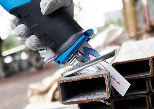 EZARC Reciprocating Saw Blade Bi-Metal Cobalt Sabre Saw Blades for Heavy Metal Cutting 6-Inch 14TPI R626PM+ (5-Pack) EZARC