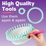 Creativity for Kids Quick Knit Loom Unicorn Plushie - Knitting Craft Kit for Kids - Create a DIY Unicorn Plush Toy Creativity for Kids